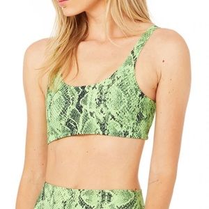 All Yoga Vapor Snakeskin Bra